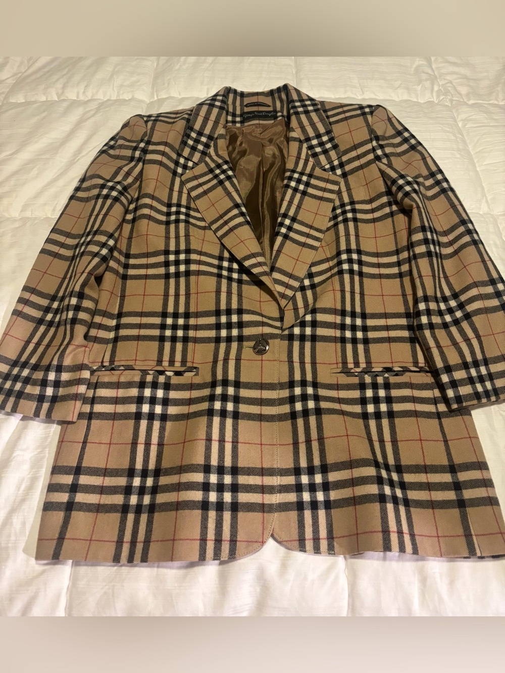 True Vintage 100% Wool Giorgio Sant Angelo Blazer Size 10